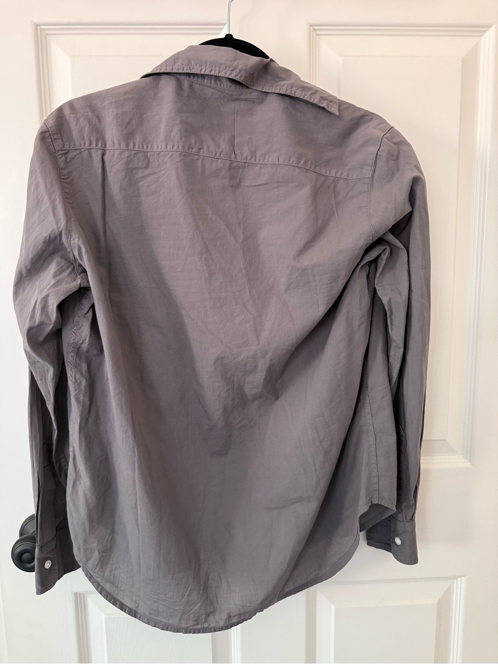 Frank & Eileen Gray Button Down Cotton Shirt “Eileen” style XXS - Picture 5 of 7